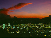 Medellin at night